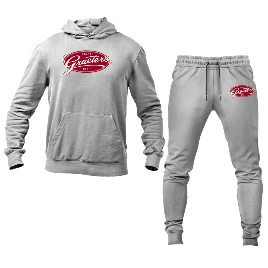 Men's Graeters  Logo Hoodie Joggers Set