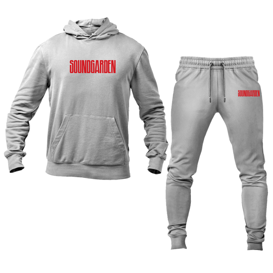 Men's Soundgarden Logo Hoodie Joggers Set