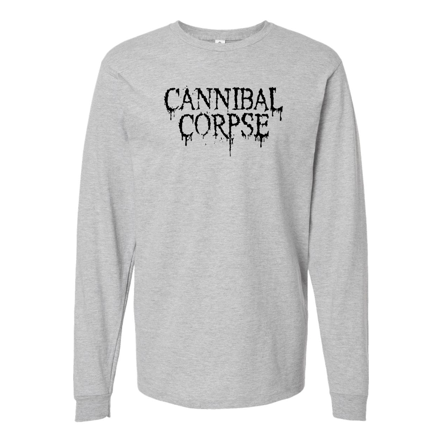 Men's  Cannibal Corpse Logo Cotton Long Sleeve T-Shirt