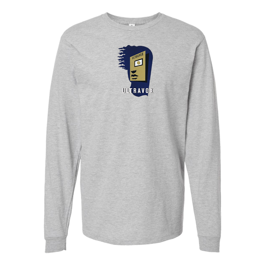 Men's Ultravox Logo  Cotton Long Sleeve T-Shirt