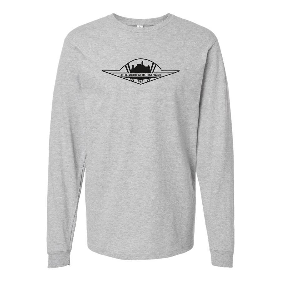 Men's Wartburg Logo  Cotton Long Sleeve T-Shirt