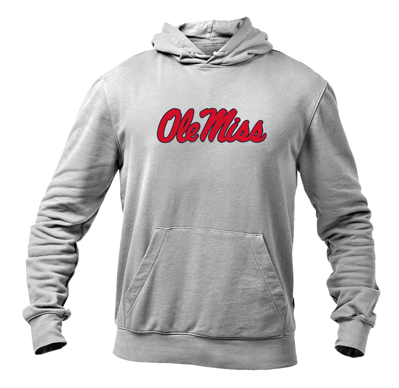 Men's Mississippi Rebels  Logo Pullover Hoodie