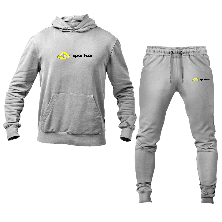 Men's AC Sport Car Logo Hoodie Joggers Set