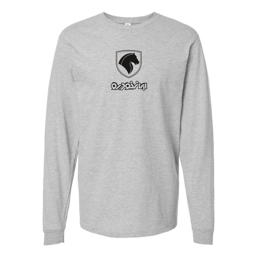Men's Iran Khodro Logo Cotton Long Sleeve T-Shirt