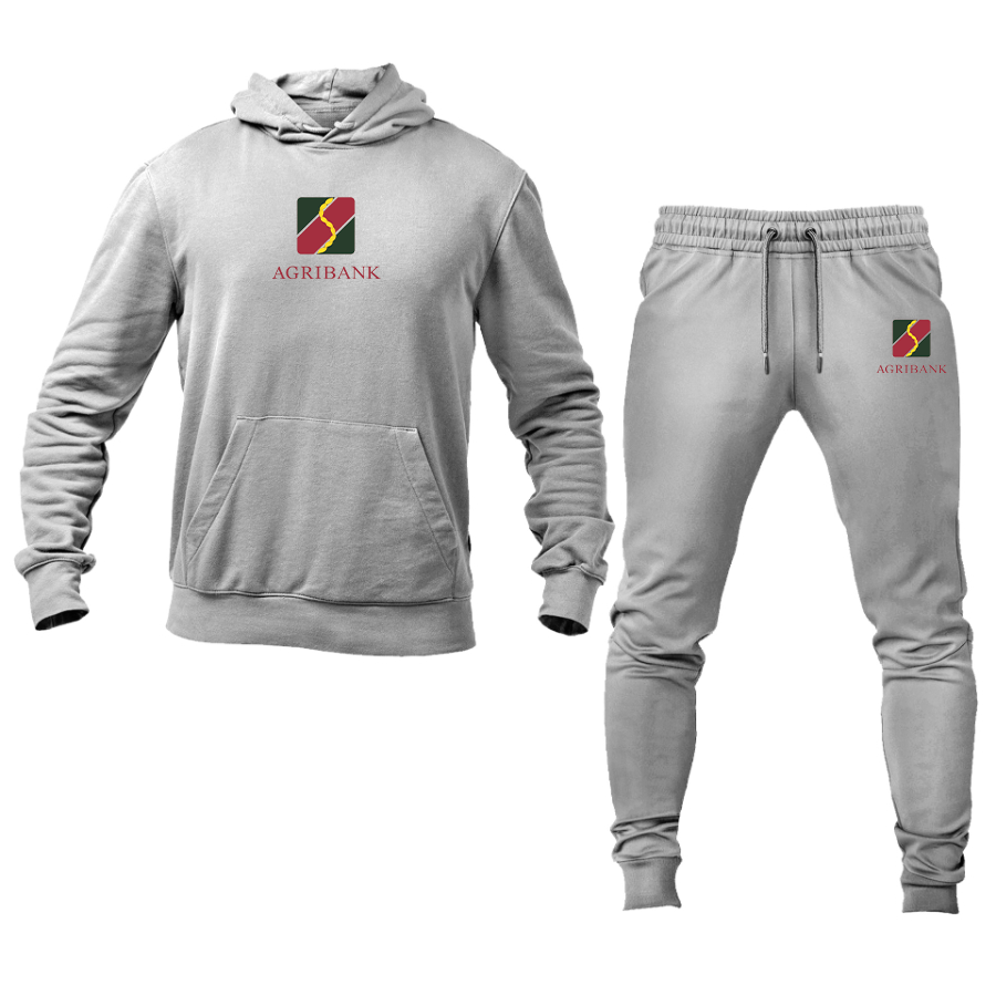 Men's Agribank  Logo Hoodie Joggers Set
