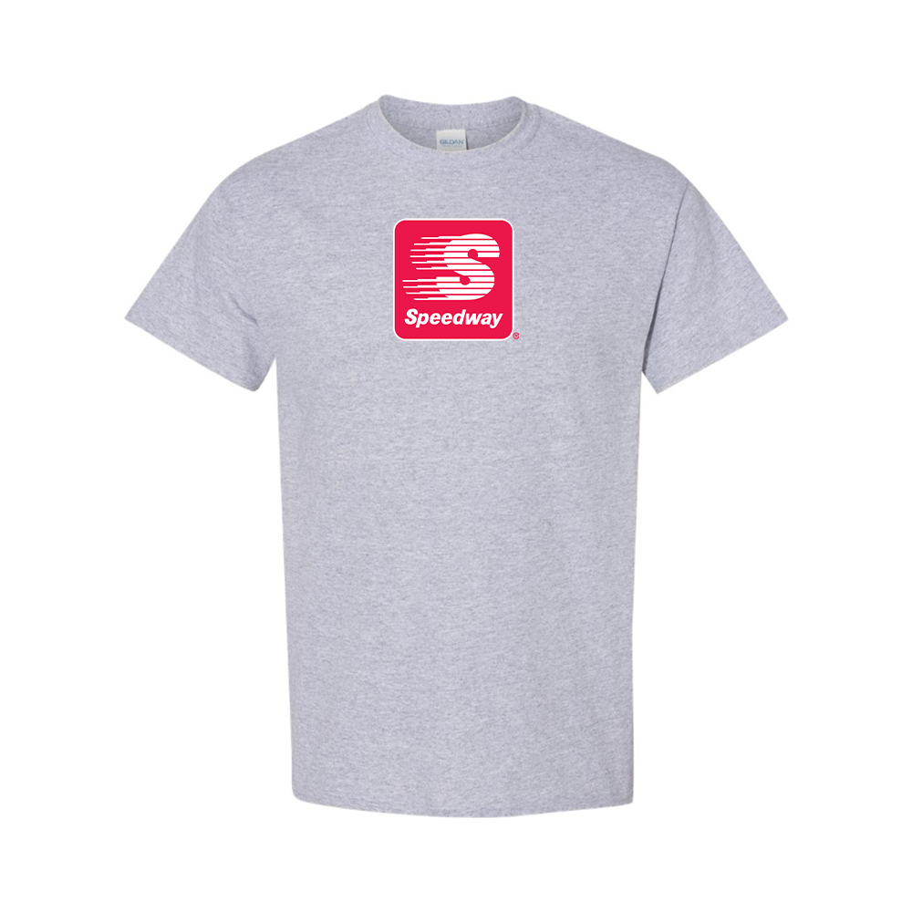 Men's Speedway Gas Station Logo Cotton T-Shirt