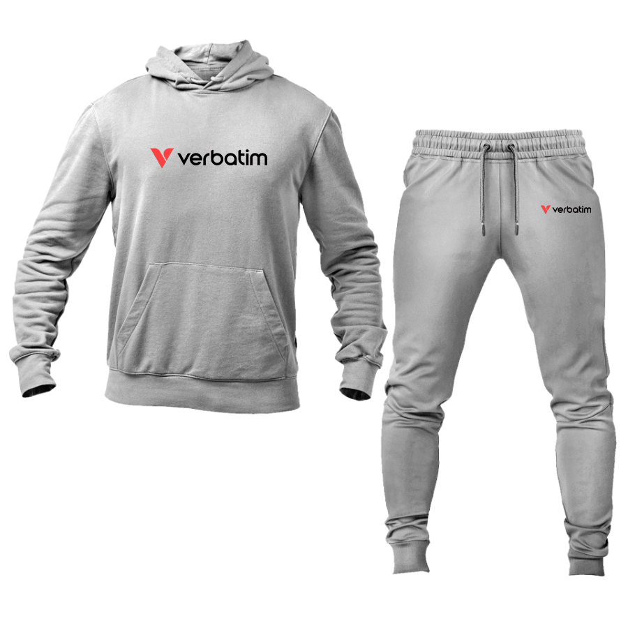 Men's Verbatim Logo Hoodie Joggers Set