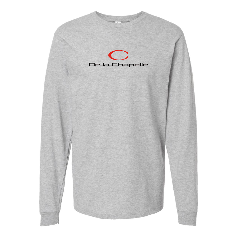 Men's De La Chapelle  Logo Cotton Long Sleeve T-Shirt
