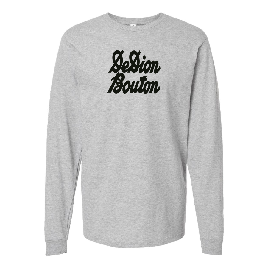 Men's De Dion Bouton Logo Cotton Long Sleeve T-Shirt