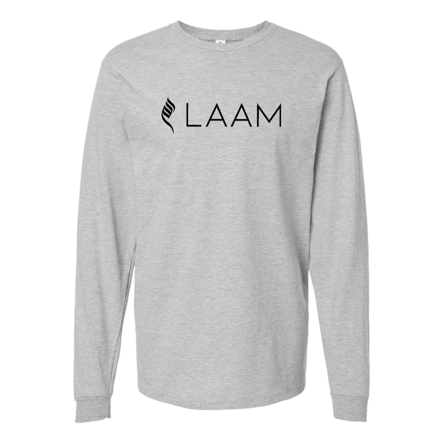Men's Laam Logo Cotton Long Sleeve T-Shirt