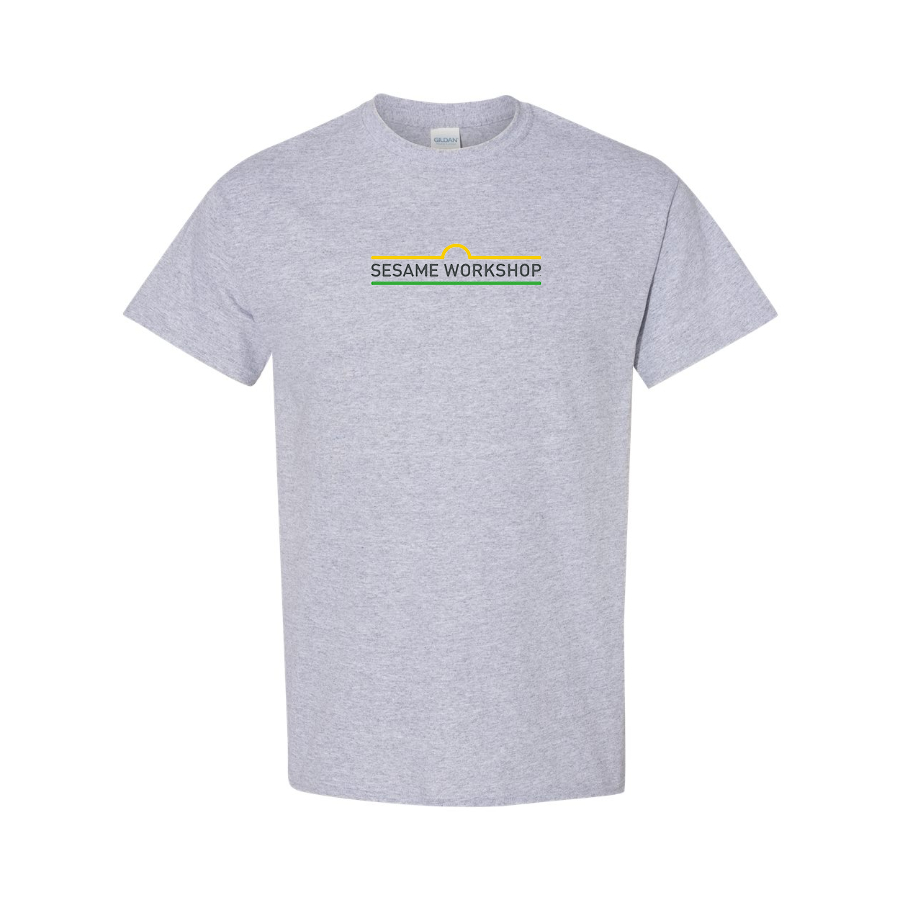 Men's Sesame Workshop Logo  Cotton T-Shirt