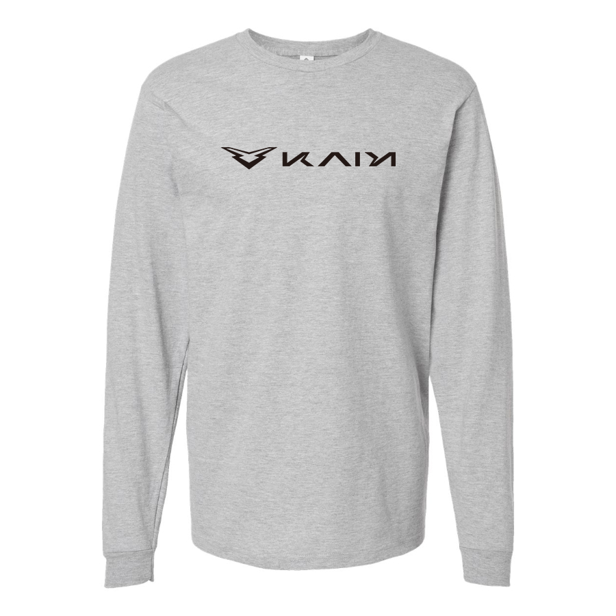 Men's Kaiyi  Logo Cotton Long Sleeve T-Shirt