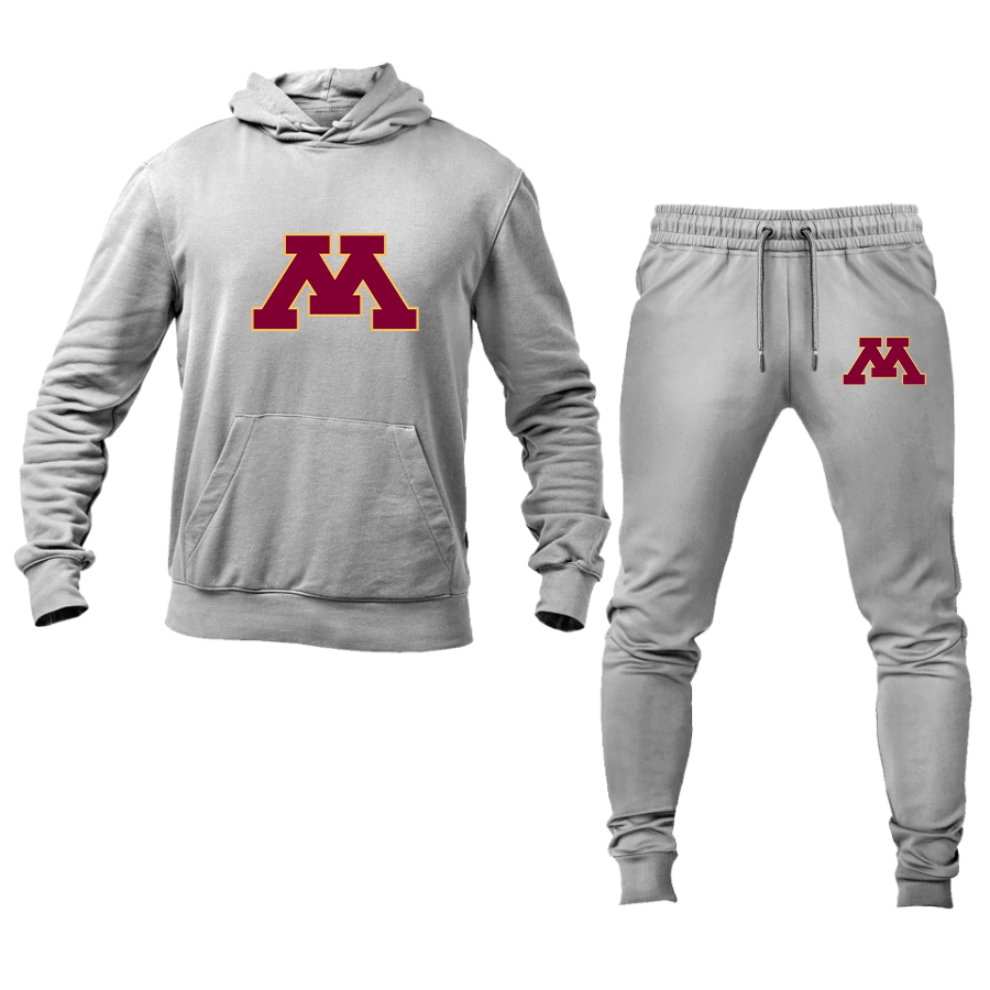 Men's Minnesota Golden Gophers Logo Hoodie Joggers Set