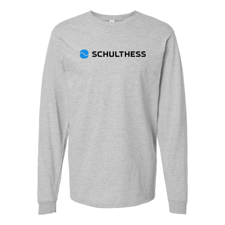 Men's  Schulthess Logo Cotton Long Sleeve T-Shirt