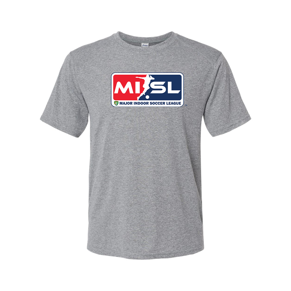 Men's Major Indoor Soccer League Logo Performance T-Shirt