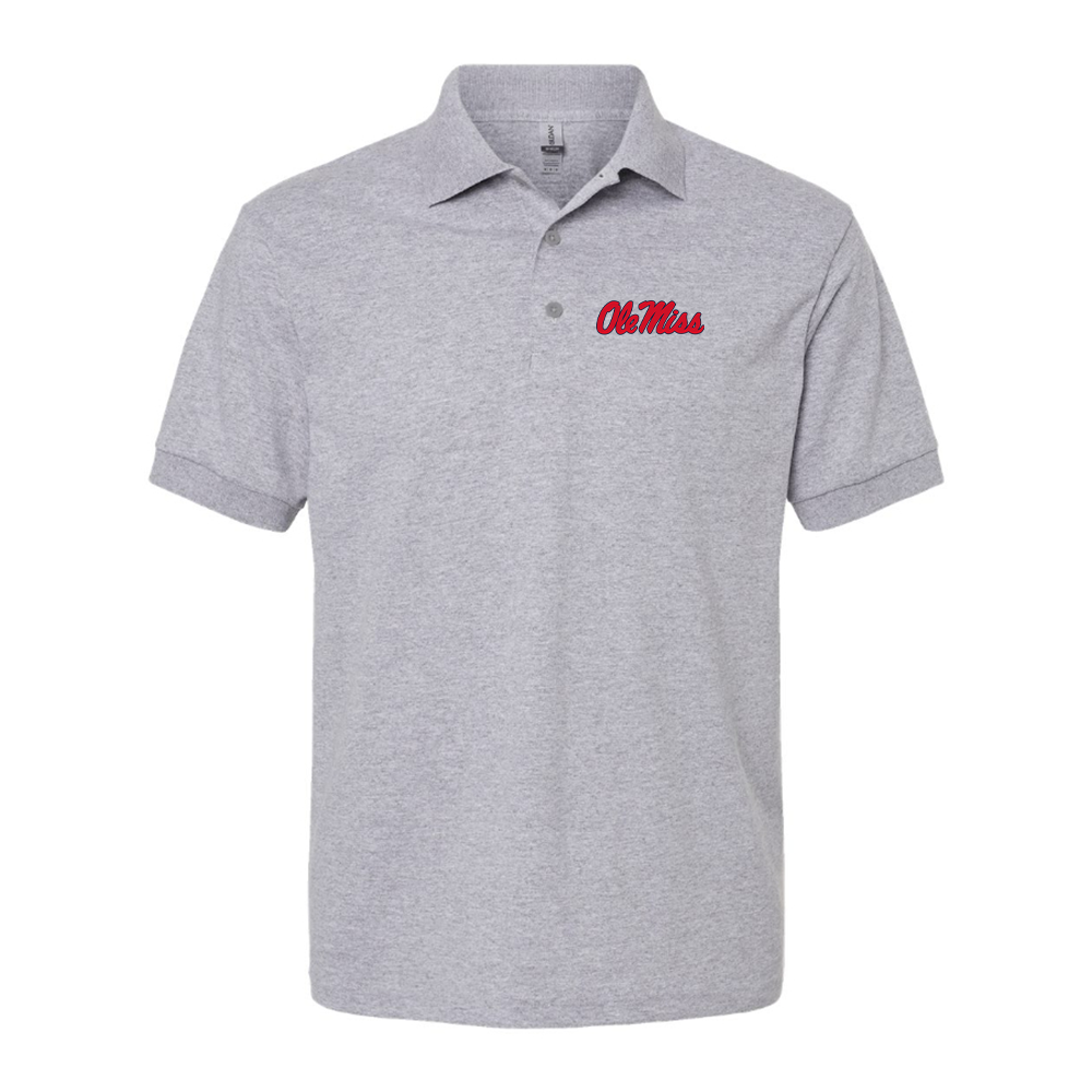 Men's Mississippi Rebels  Logo  Dry Blend Polo