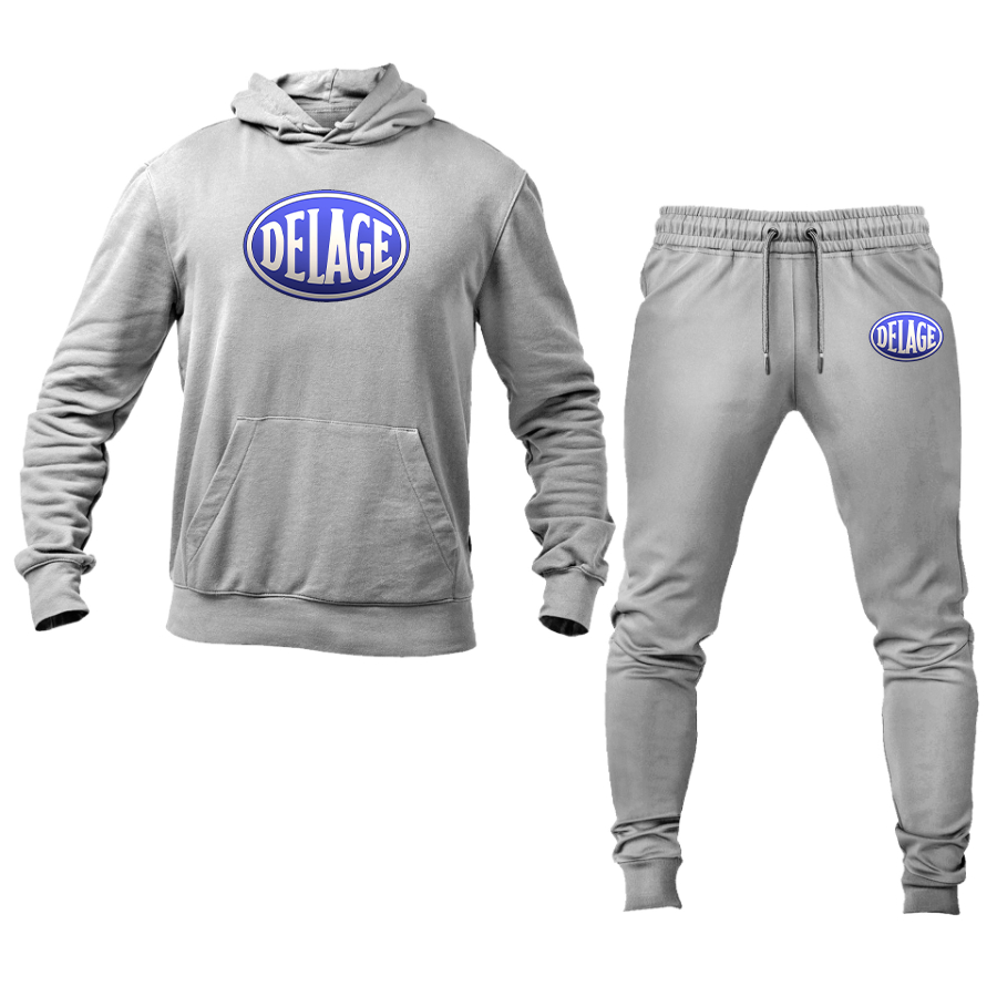 Men's Delage  Logo Hoodie Joggers Set
