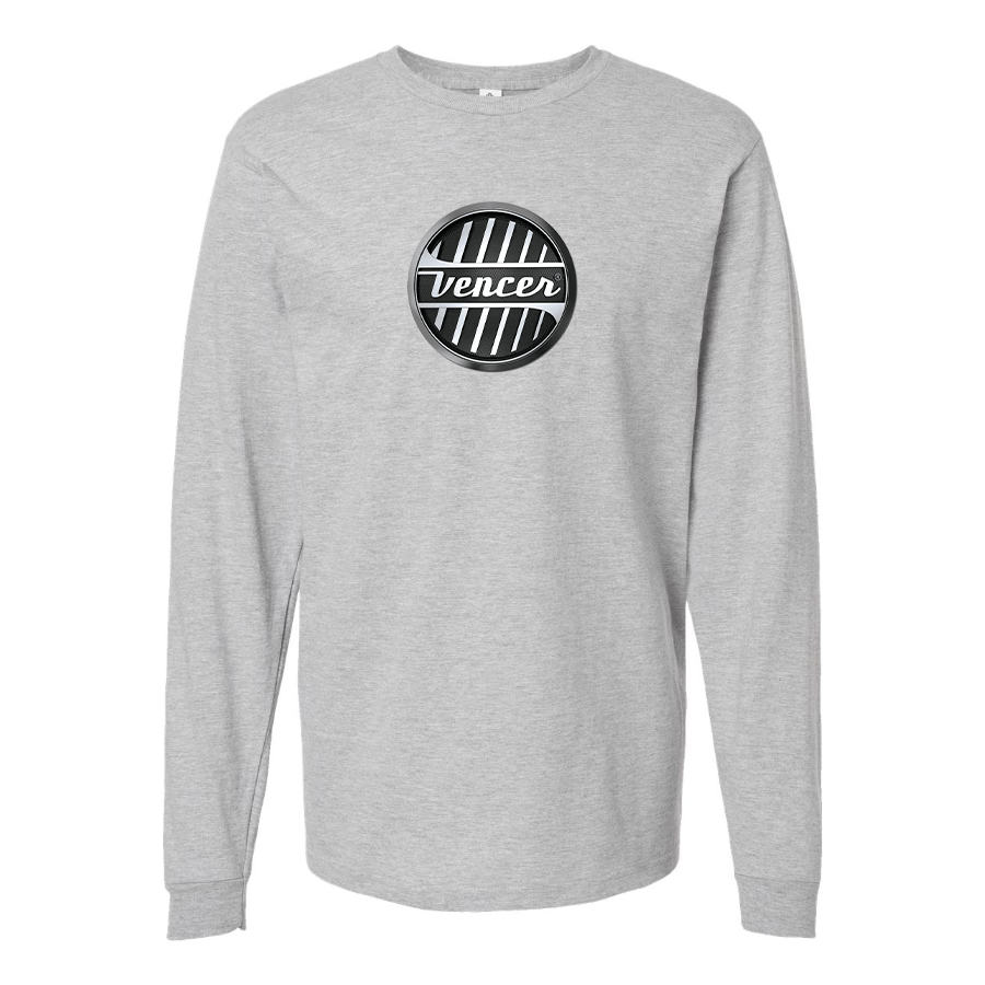 Men's Vencer Logo Cotton Long Sleeve T-Shirt