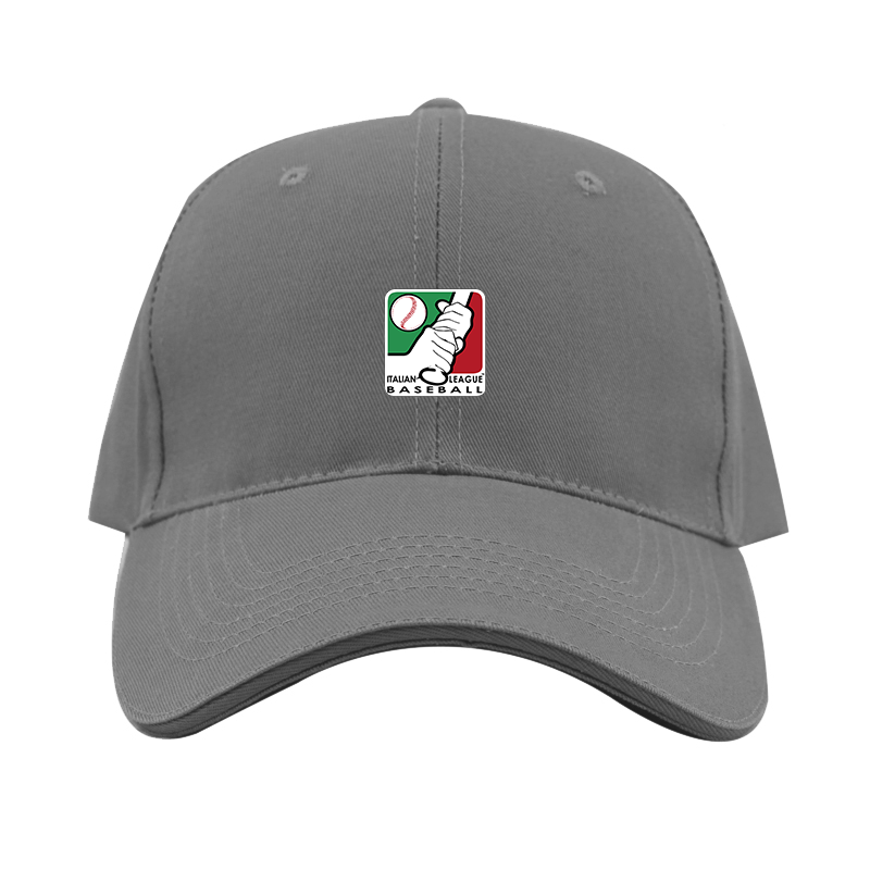 Italian Baseball League Logo  Dad Baseball Cap Hat