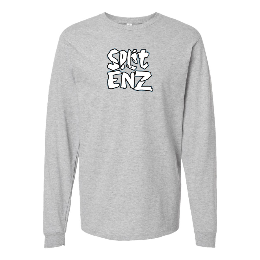 Men's Split Enz Logo  Cotton Long Sleeve T-Shirt