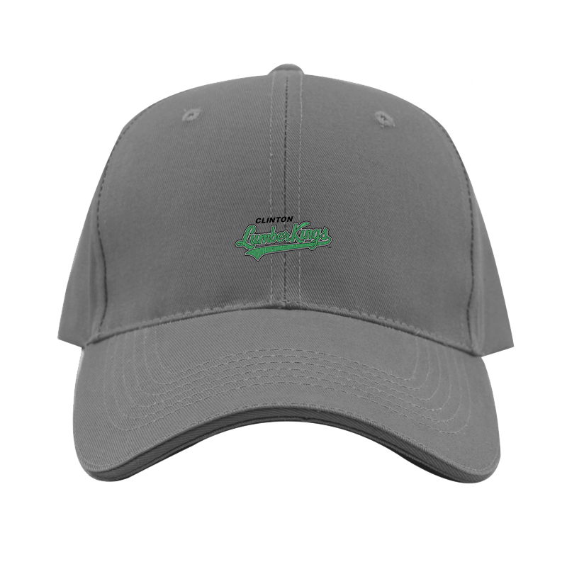 Clinton LumberKings  Logo  Dad Baseball Cap Hat