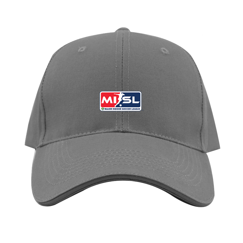 Major Indoor Soccer League Logo  Dad Baseball Cap Hat