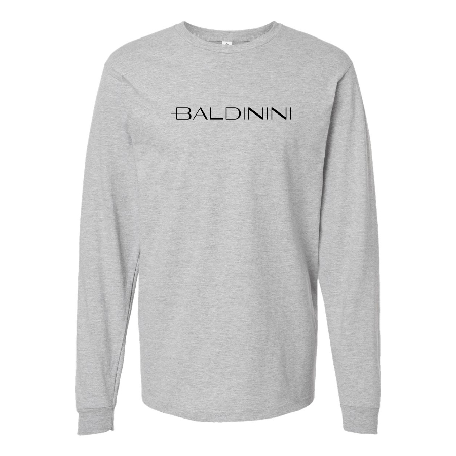 Men's Baldinini Logo Cotton Long Sleeve T-Shirt