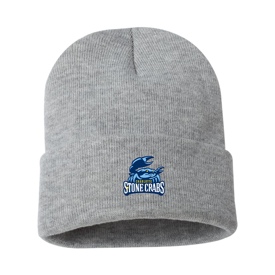 Charlotte Stone Crabs Logo Beanie Hat