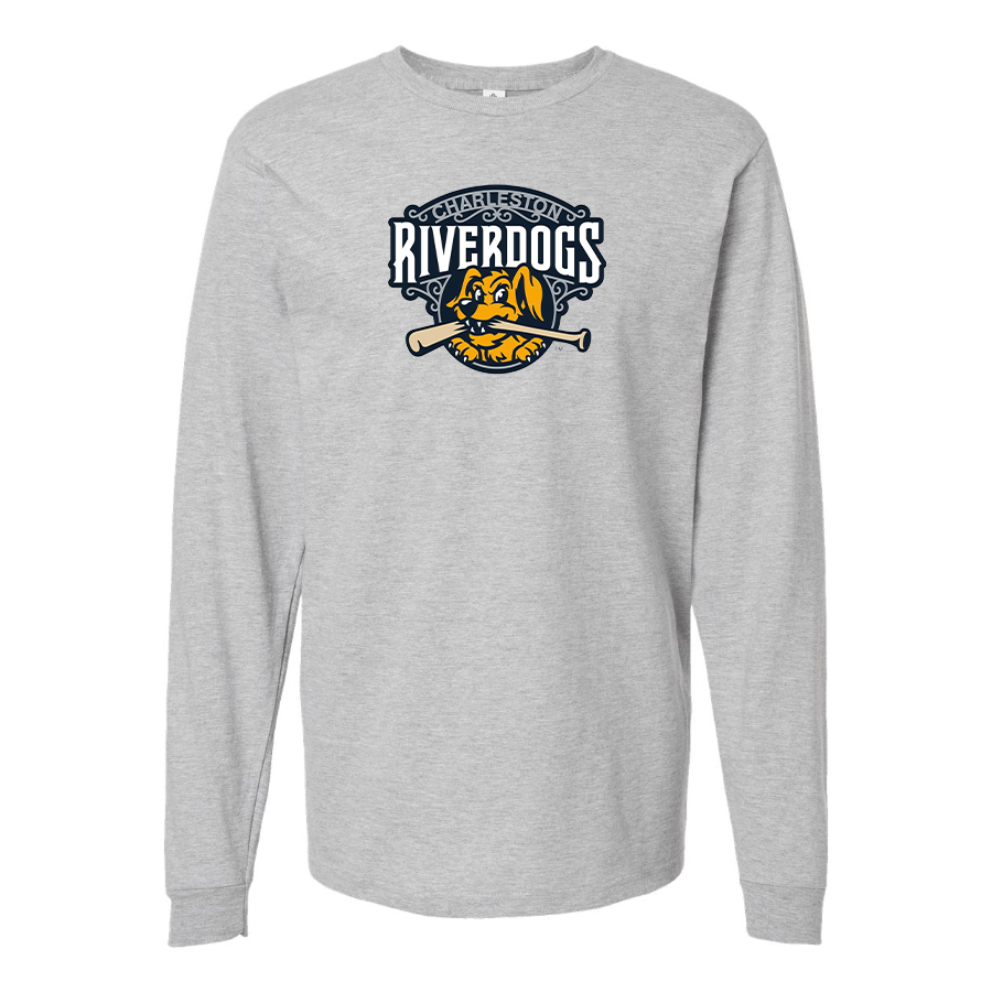 Men's Charleston RiverDogs Logo Cotton Long Sleeve T-Shirt