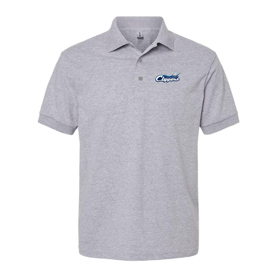 Men's Columbus Clippers Logo Dry Blend Polo