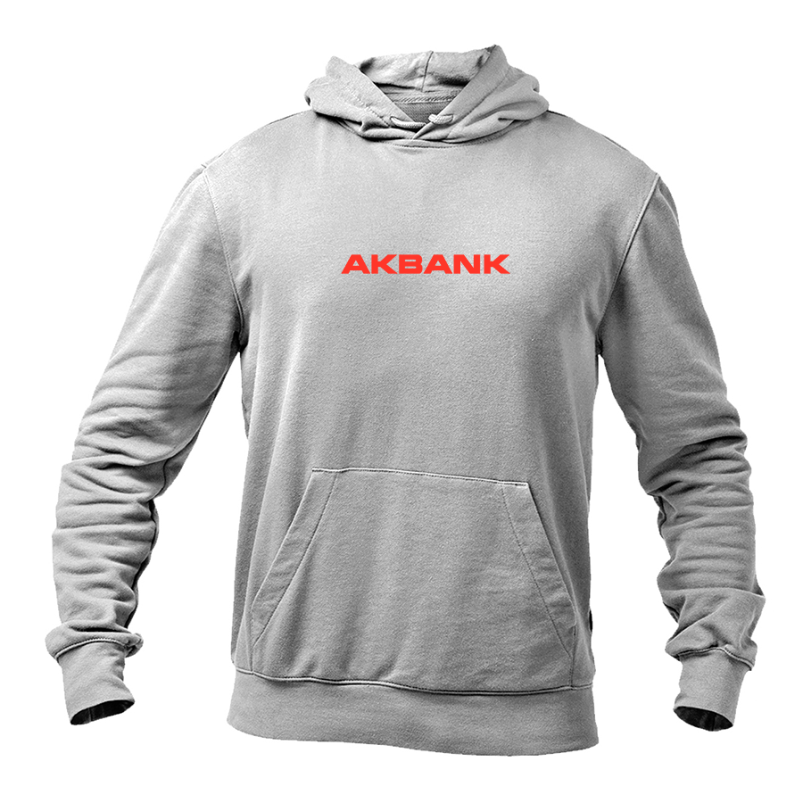 Men's Akbank Logo   Pullover Hoodie