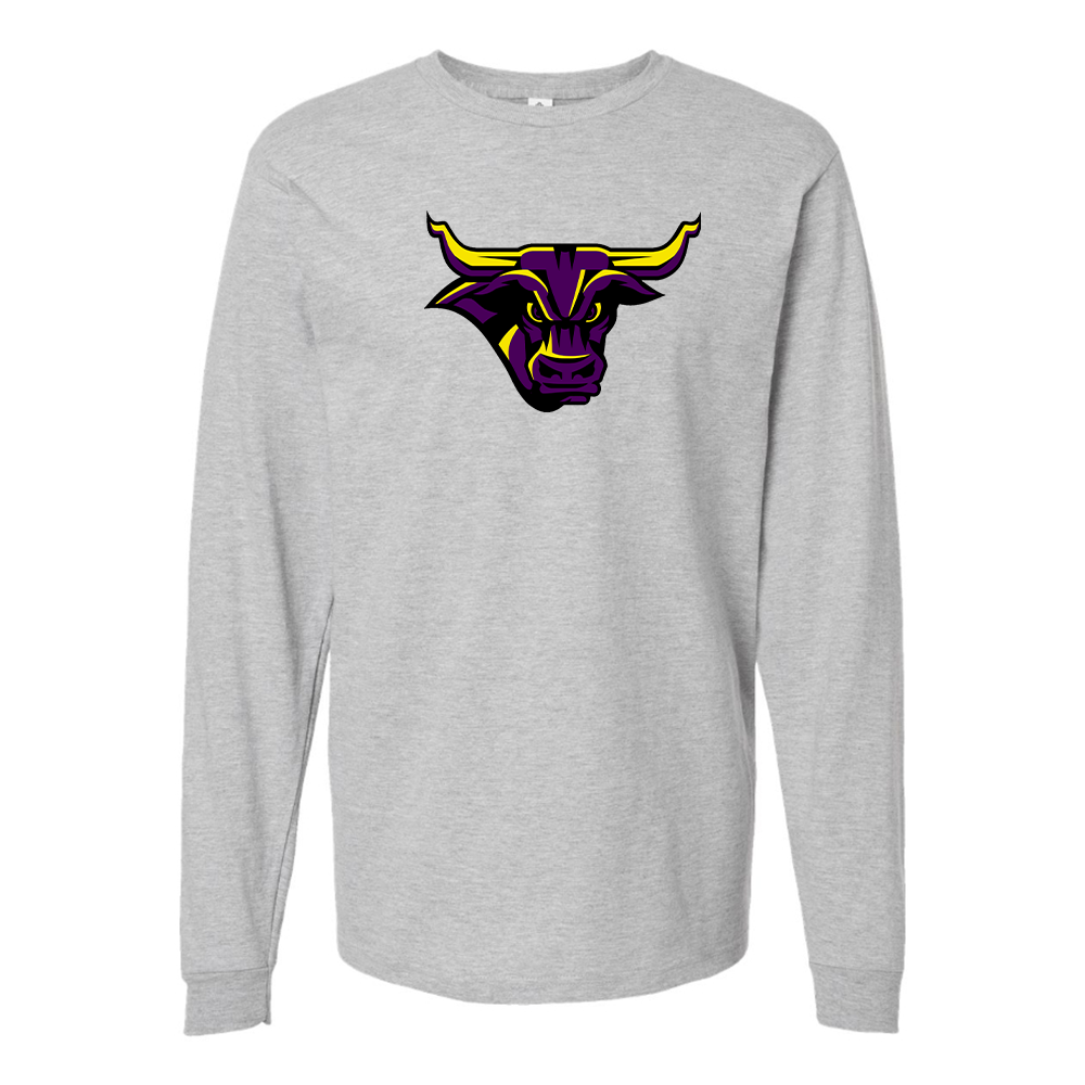 Men's Minnesota State Mavericks  Logo Cotton Long Sleeve T-Shirt