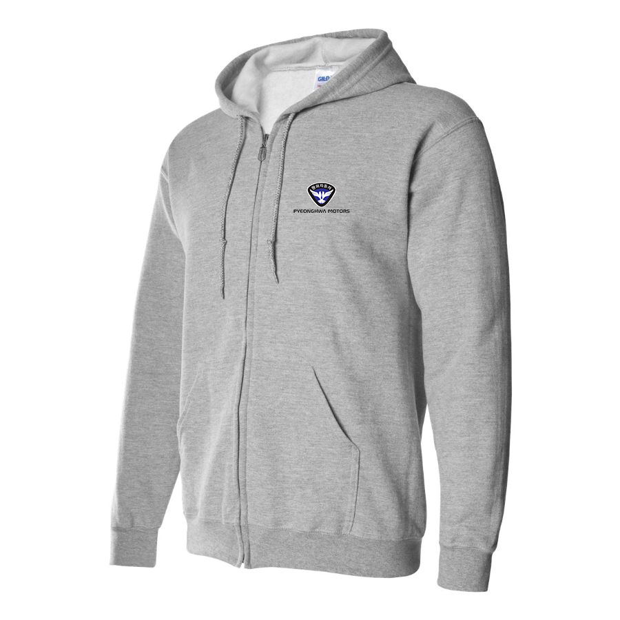 Men's Pyeonghwa Motors Logo Zipper Hoodie