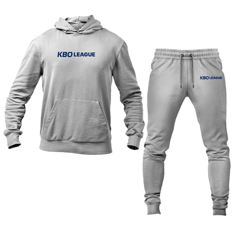 Men's KBO League Logo Hoodie Joggers Set