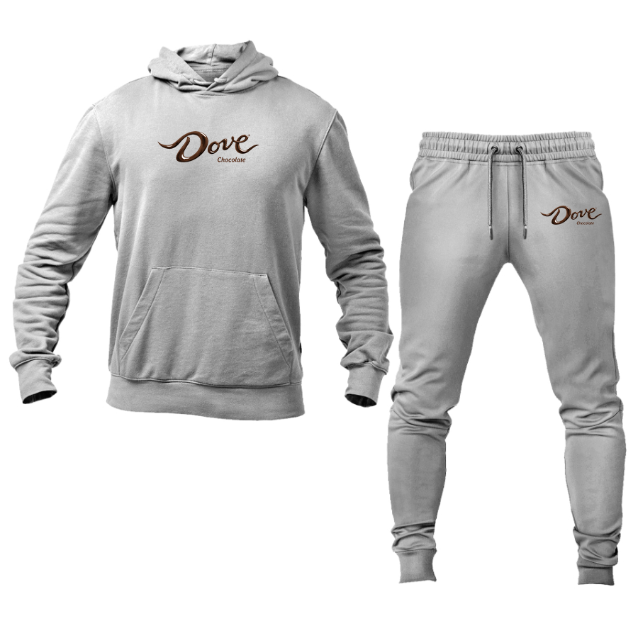 Men's Dove Сhocolate Logo Hoodie Joggers Set