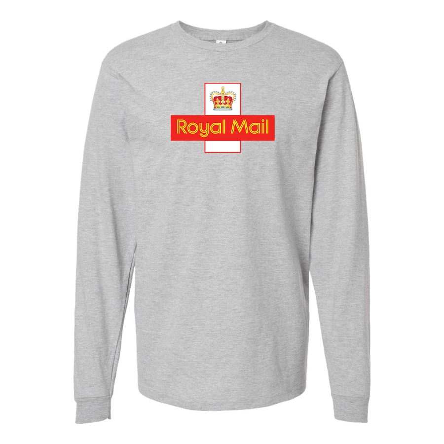 Men's  Royal Mail    Logo Cotton Long Sleeve T-Shirt