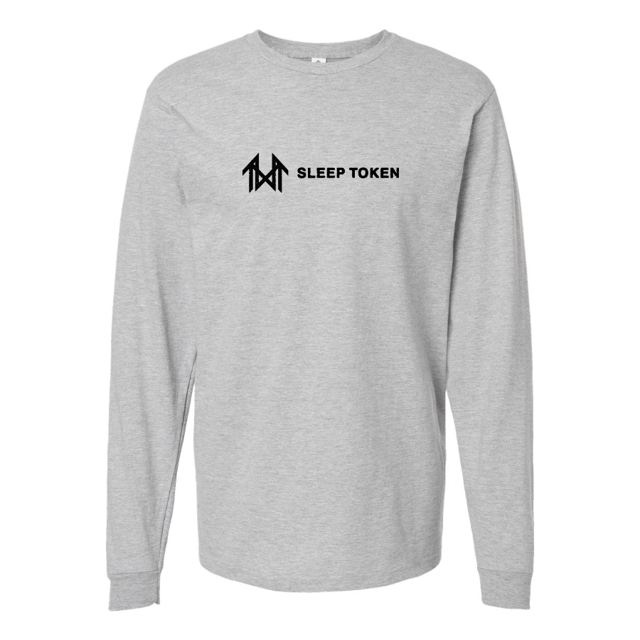 Men's Sleep Token   Logo Cotton Long Sleeve T-Shirt