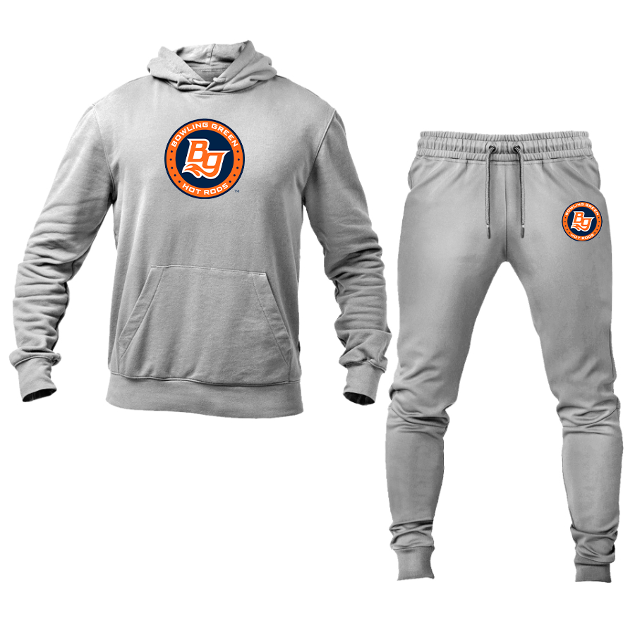 Men's Bowling Green Hot Rods Logo Hoodie Joggers Set