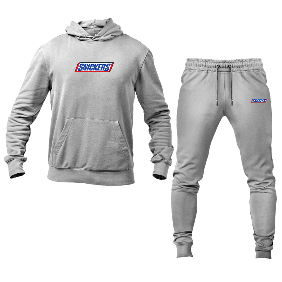 Men's Snickers Logo Hoodie Joggers Set