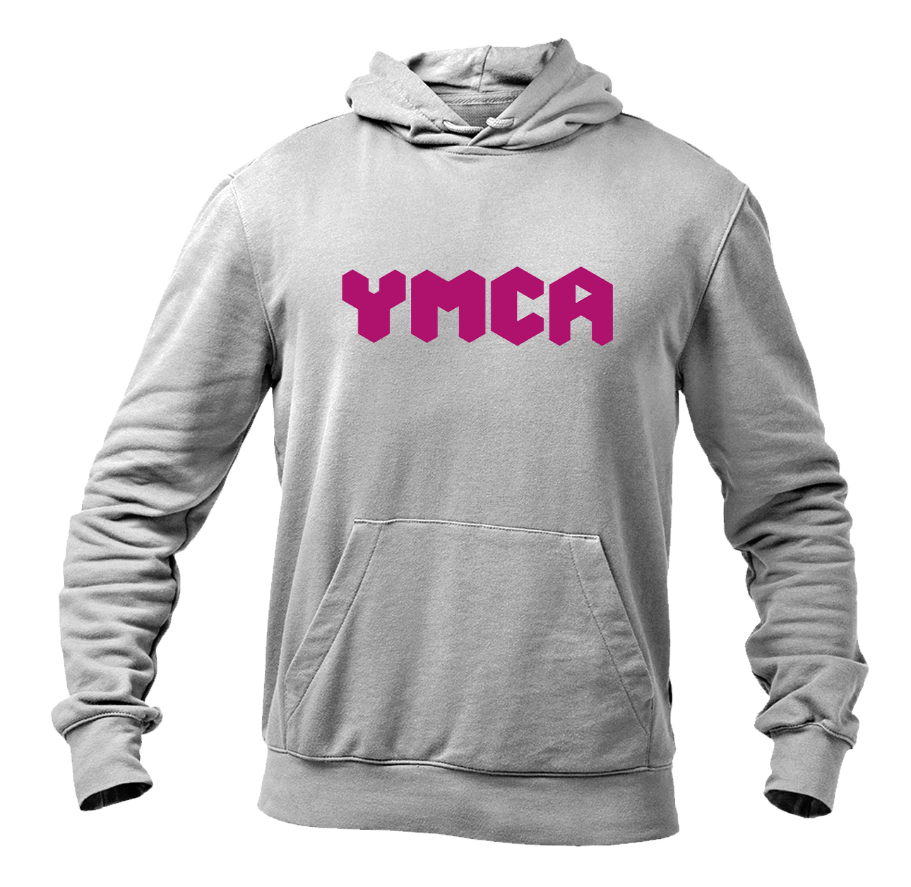 Men's  YMCA Mauve Heavy Blend Hooded Sweatshirt