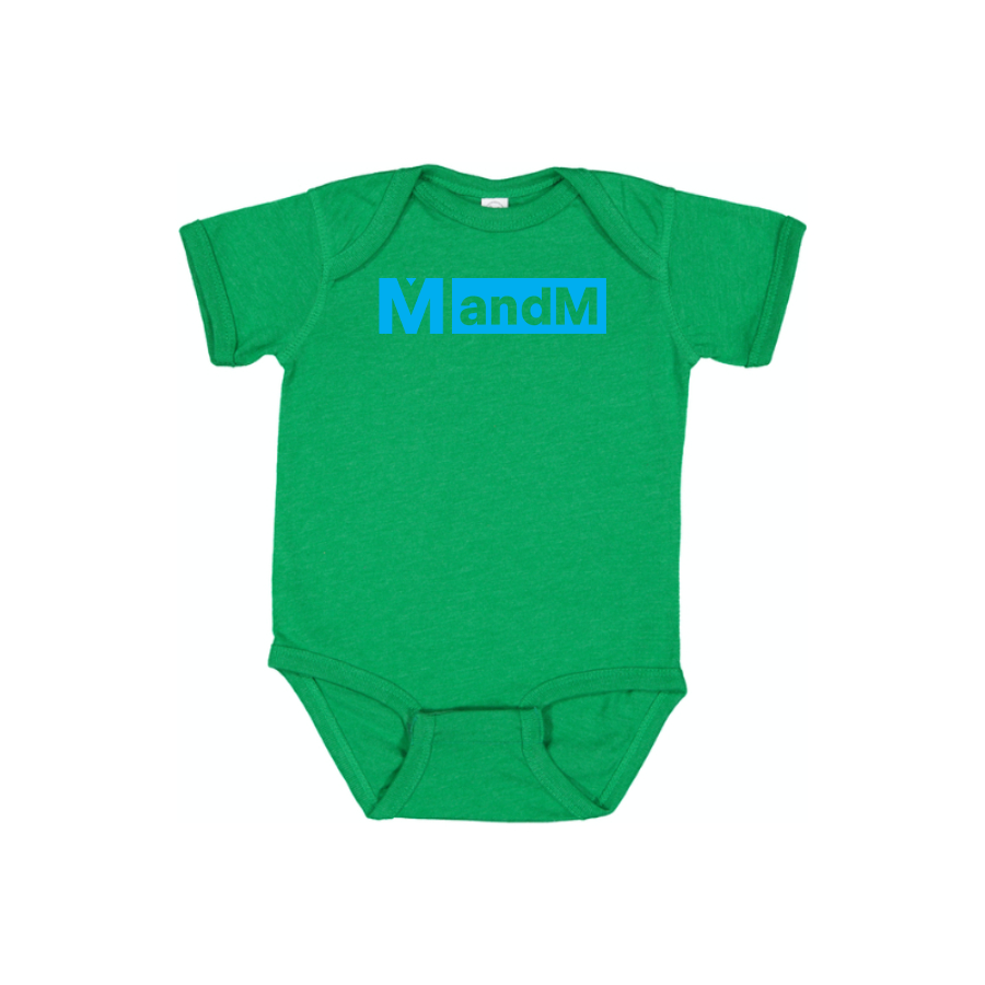 MandM Logo Baby Onesie Romper