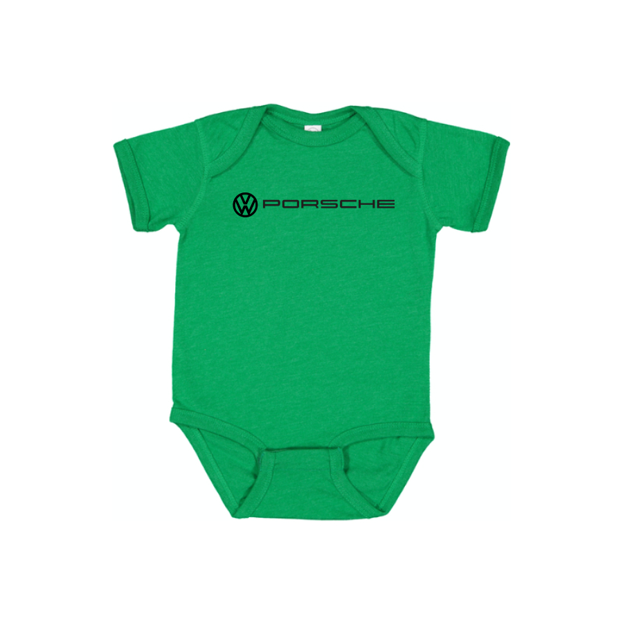 VW Porsche Logo Baby Onesie Romper
