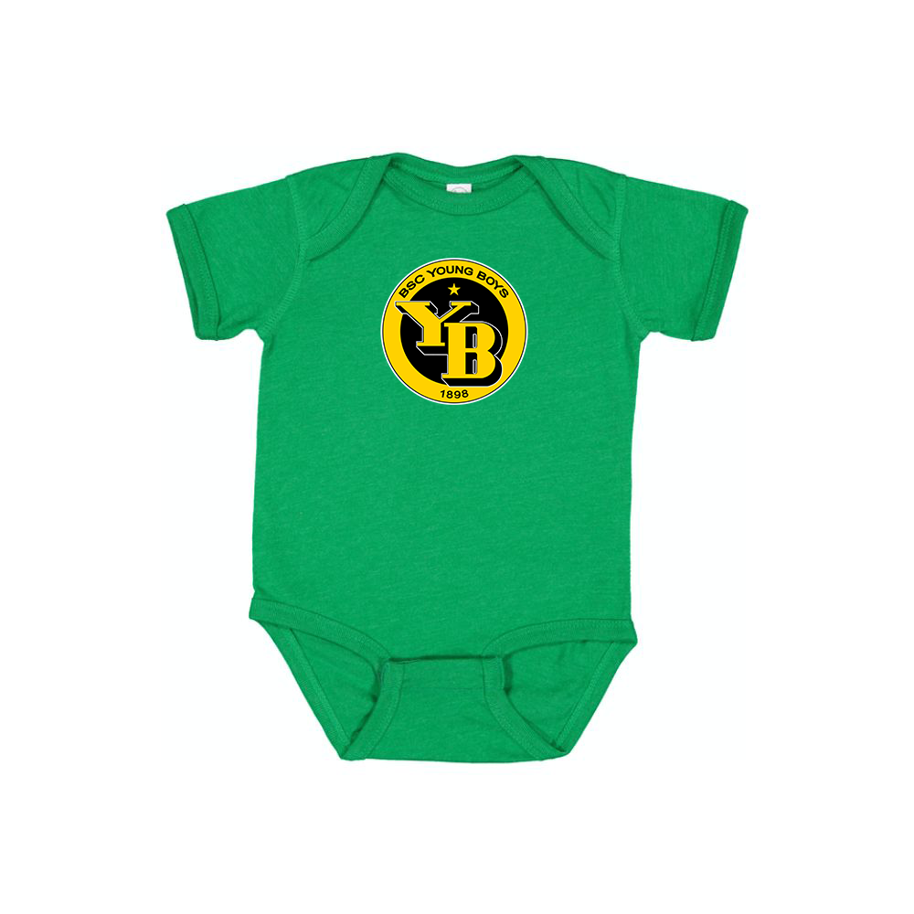 Young Boys Soccer Baby Onesie Romper