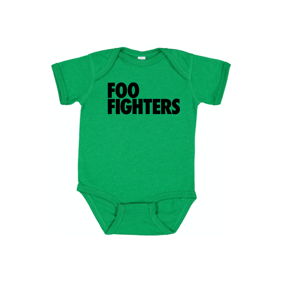 Foo Fighters Logo Baby Onesie Romper