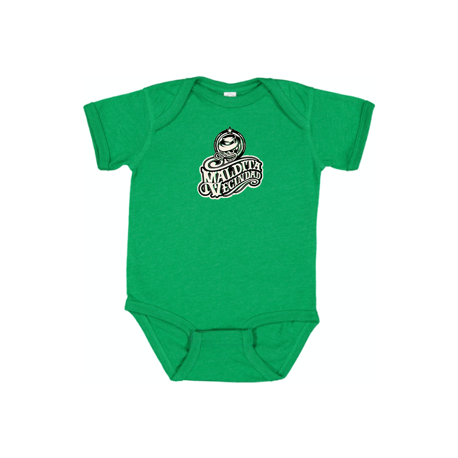 Maldita Vecindad Logo Baby Onesie Romper