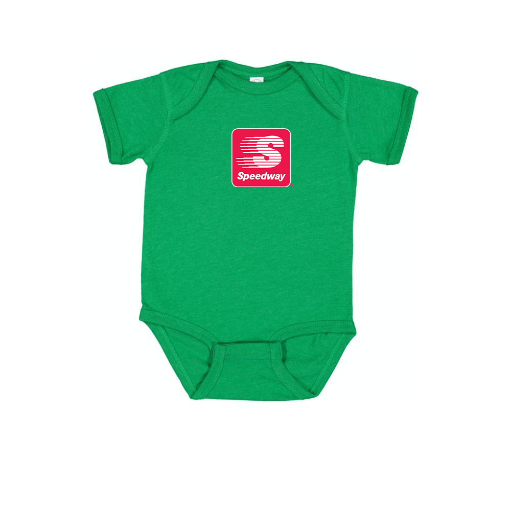Speedway Gas Station  Logo Baby Onesie Romper
