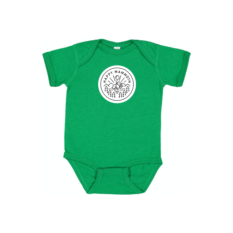 Happy Mammoth Logo Baby Onesie Romper