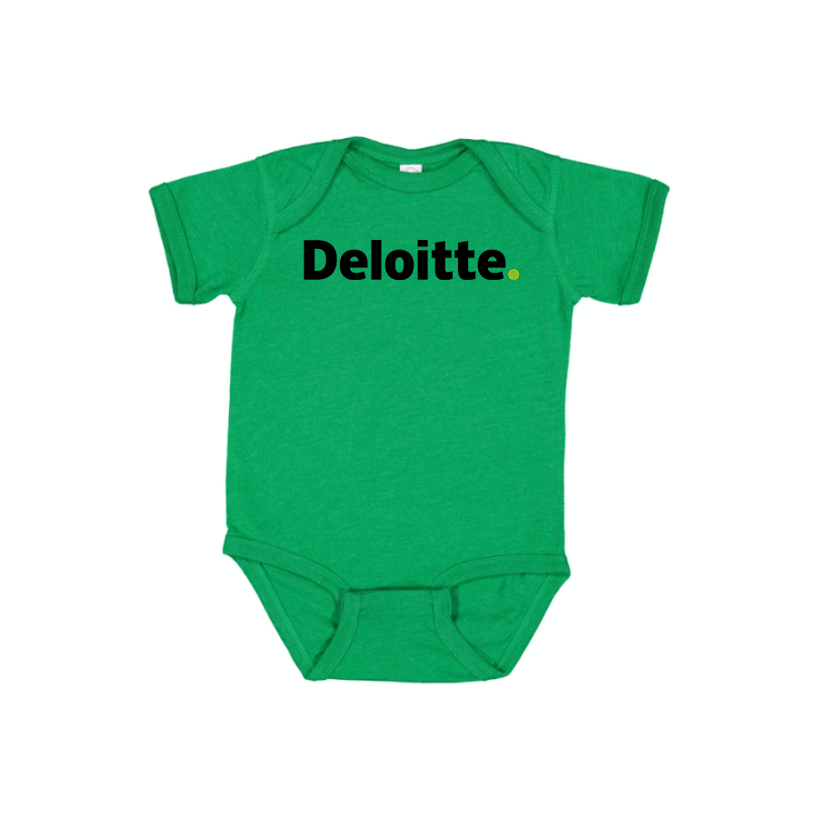 Deloitte Logo Baby Onesie Romper