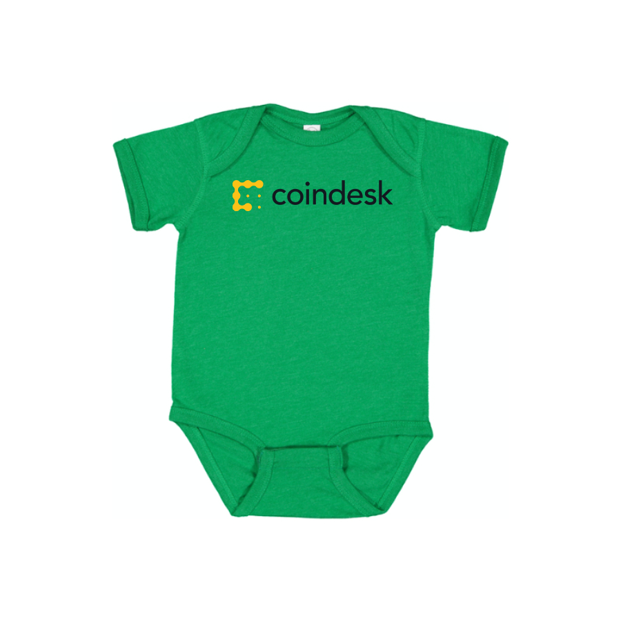 CoinDesk Logo Baby Onesie Romper