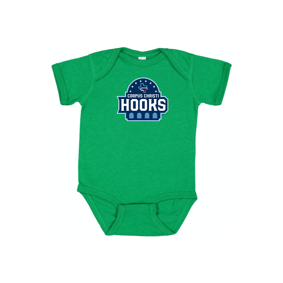 Corpus Christi Hooks Logo Baby Onesie Romper